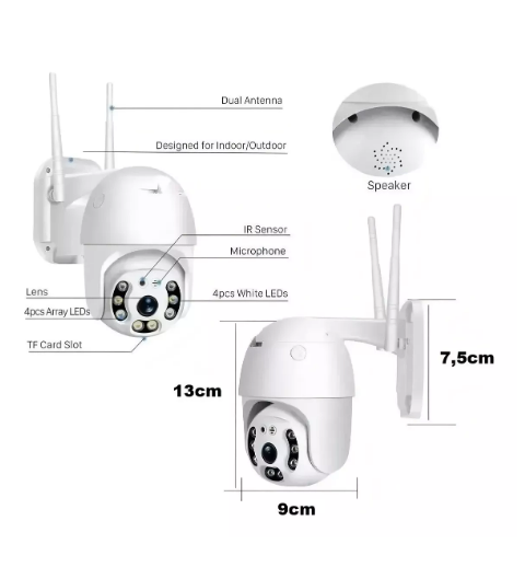 CAMARA DE SEGURIDAD 2 ANTENAS *